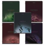 Тетрадь А5, 48 л., BRAUBERG, скоба, клетка, SoftTouch, "Peaceful", (микс в спайке), 405327