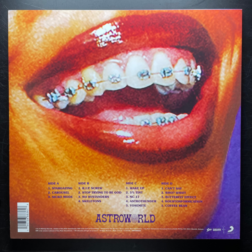Travis Scott – Astroworld 2LP (Европа 2018г.)