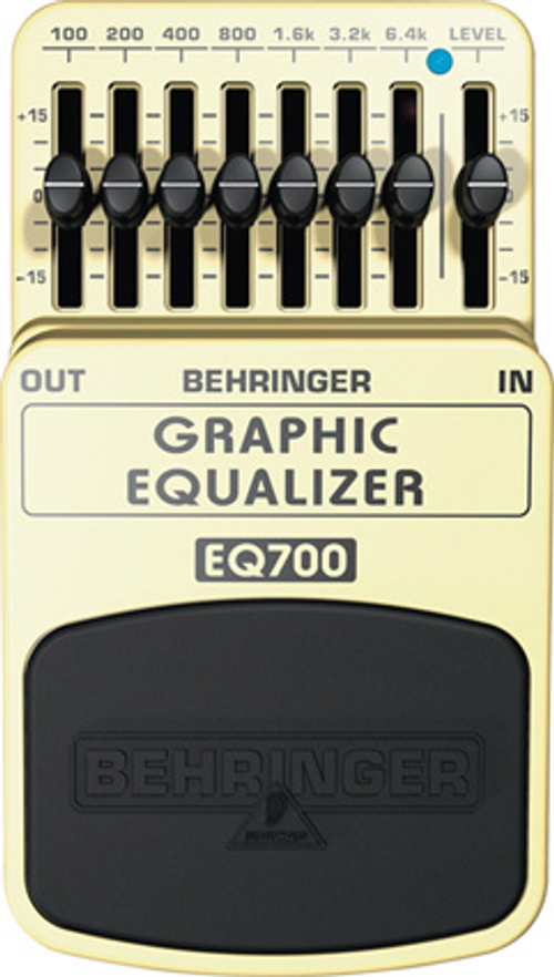 BEHRINGER EQ700 - 7-полосный графический эквалайзер для гитары или клавишных