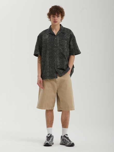 Мужская Рубашка Snake Camo