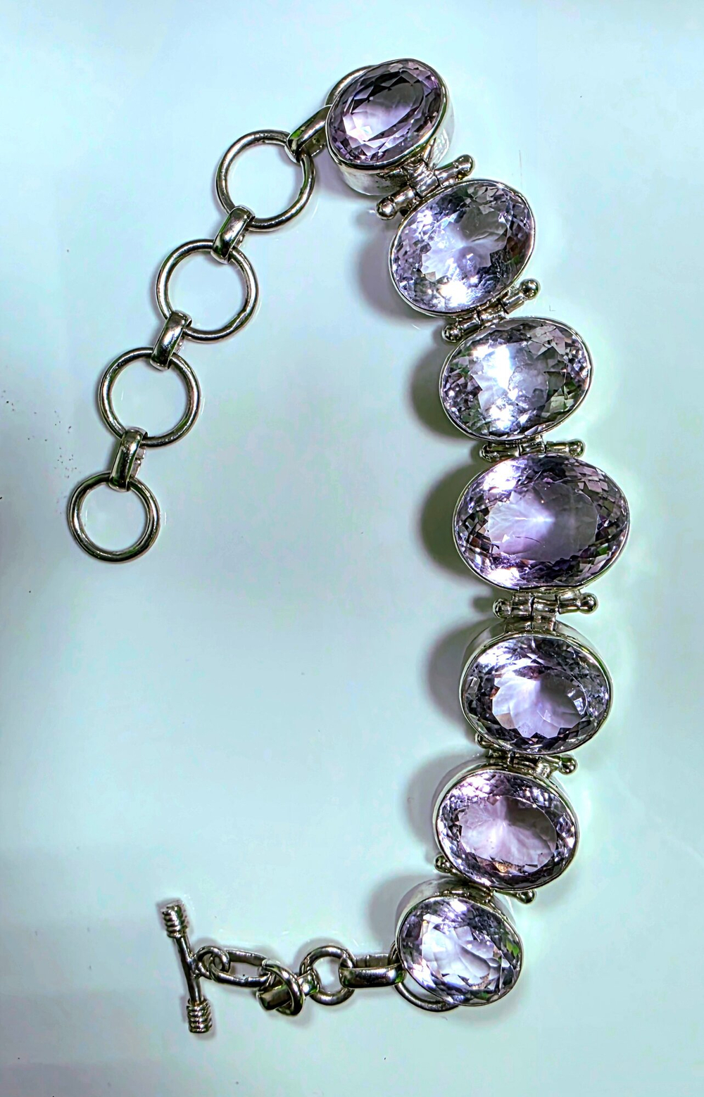 Браслет Эстерелла серебро 925, аметисты