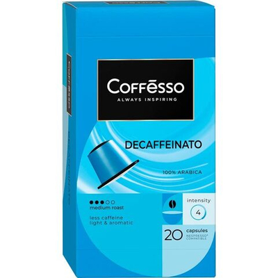 Кофе в капсулах Coffesso Nespresso Decaffeinato 5 г (20 шт)