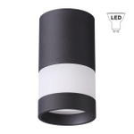 370680 OVER NT19 126 черный Накладной светильник IP20 GU10 9W 220-240V ELINA