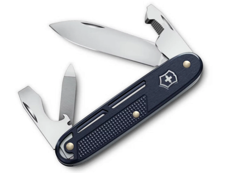 Нож Victorinox Synergy Alox, 163 мм, 9 функций, синий, картонная коробка