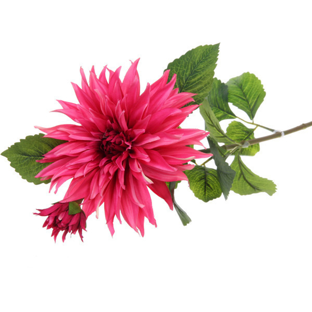 Цветок искусственный «Natur» 72см Георгин розовый