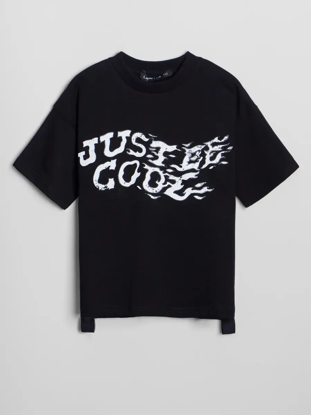 Черная футболка для мальчика в школу