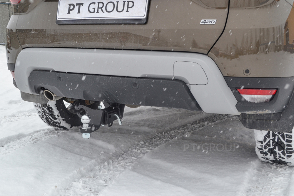 Фаркоп PT GROUP /съемный квадрат/ для RENAULT Duster 2012- /Kaptur 2016-/ NISSAN Terrano 2014-(паспорт и сертификат в комплекте)(без электрики) арт.NTE-12-991122.00