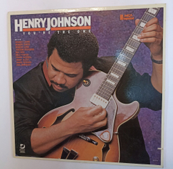 Винтажная виниловая пластинка LP Henry Johnson Youre The One (USA 1986)