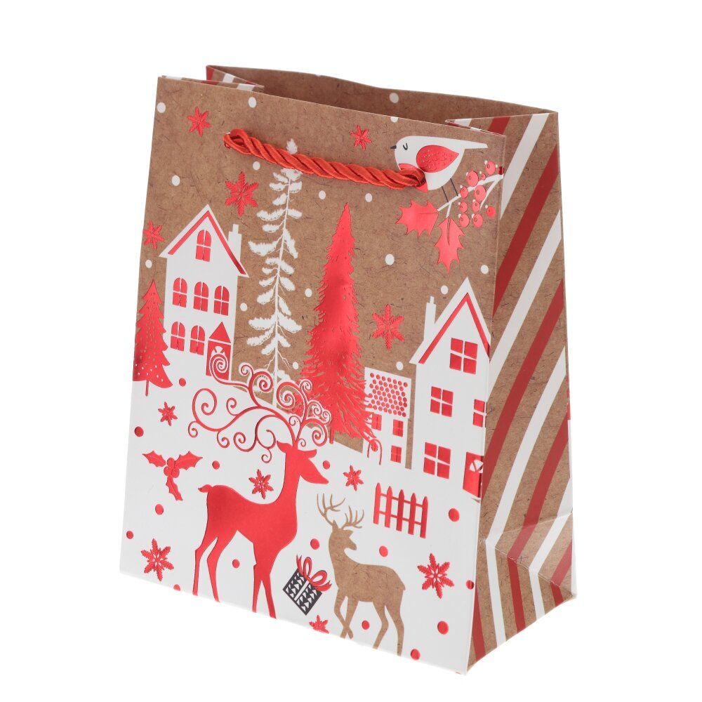 GAEM Пакет подарочный XS (бумага 210г/м2, блок 12шт), L14 W7 H17 см, 4в.