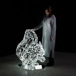 светодиодная уличная фигура белки с орехом