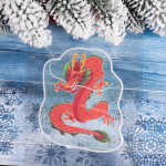 Наклейка на стекло «Сила огня» 15*20 см