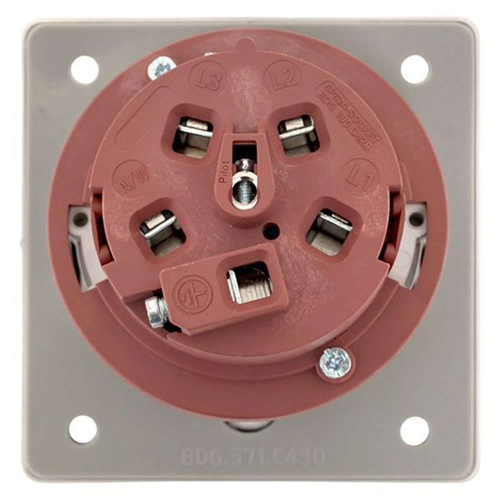 Розетка стационарная внутренняя EKF ps-4352-63-380