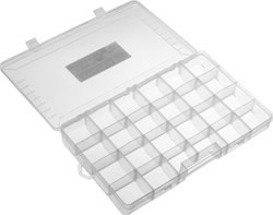 STAYER HANDY-15, 380 x 230 x 50 мм, (15″), пластиковый органайзер с 18 ячейками (38051-15)