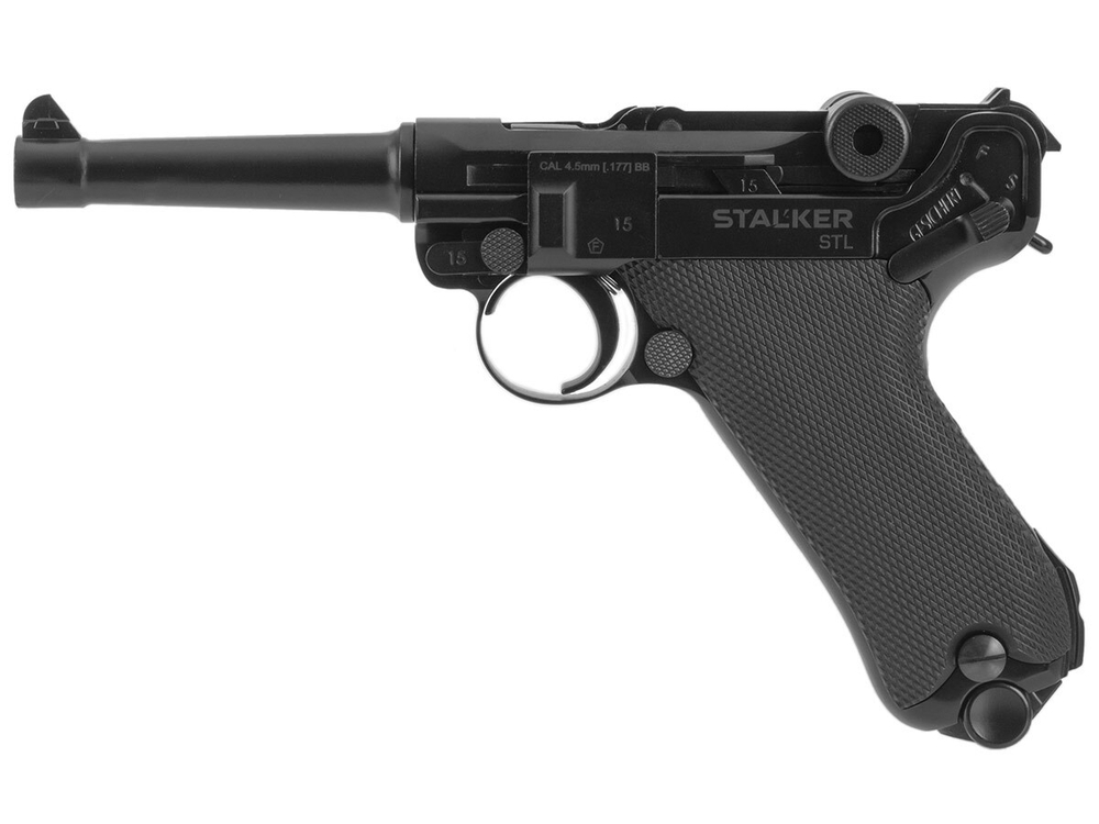 Пистолет пневматический Stalker STL (Luger P08) к.4,5мм