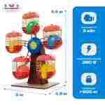 Детское колесо обозрения «Солнышко» — 5,5 м, 5 кабин, до 10 человек