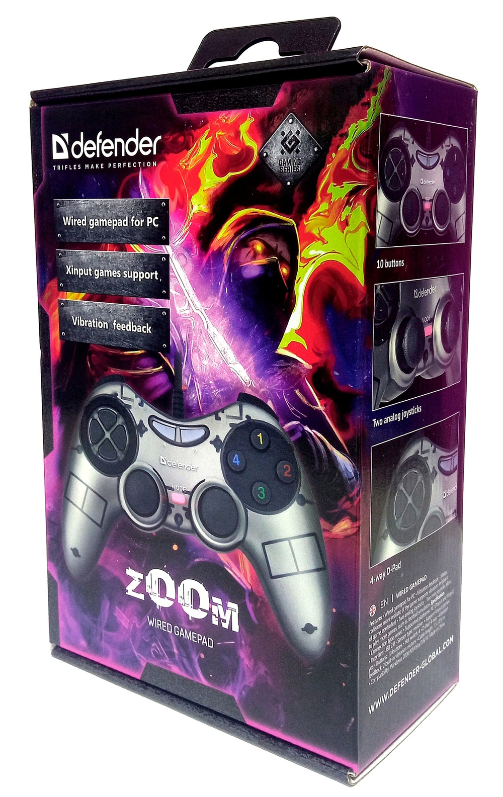 Джойстик игровой для ПК Defender ZOOM