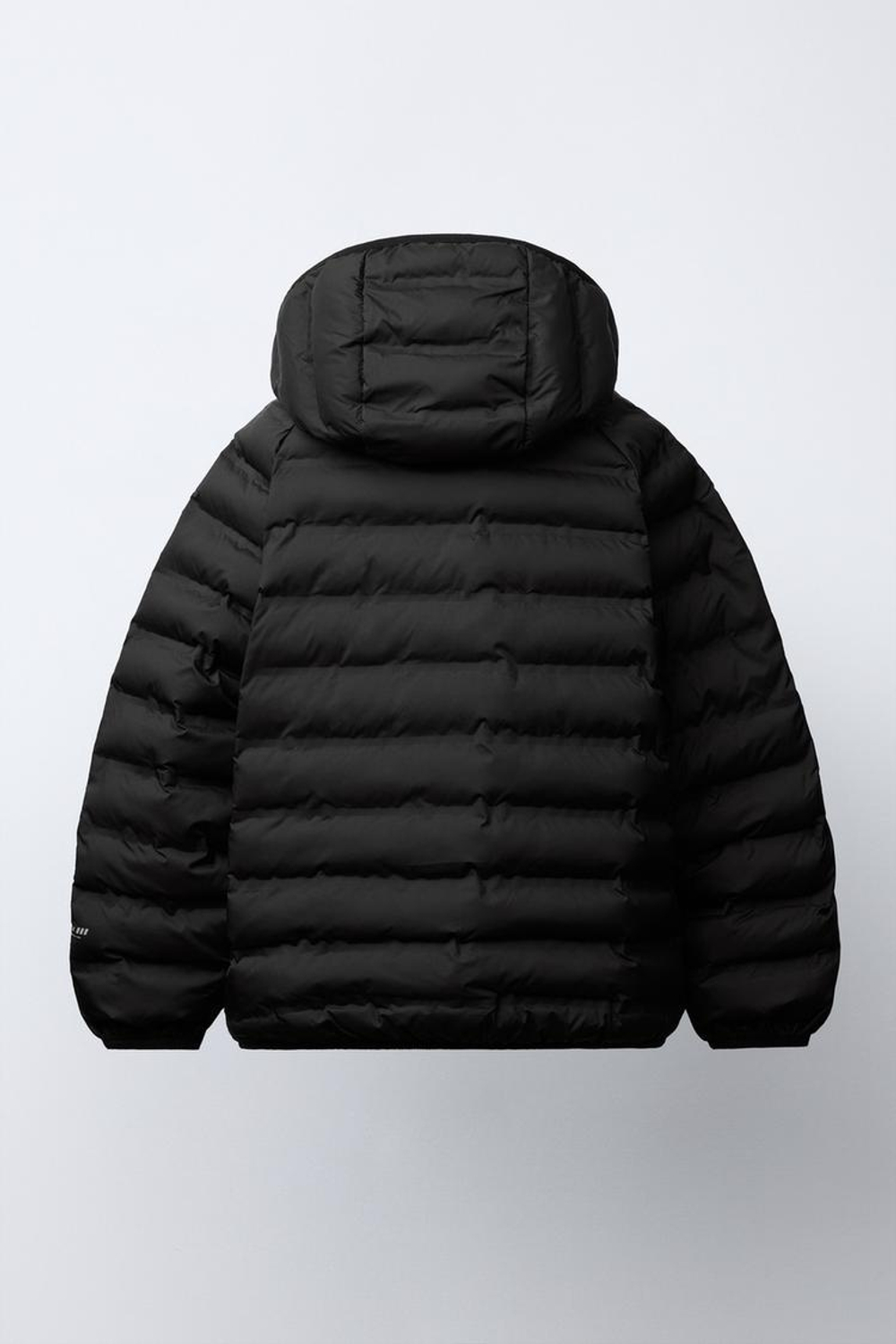 ZARA УЛЬТРАЛЕГКАЯ НЕПРОМОКАЕМАЯ КУРТКА, ЧЕРНЫЙ