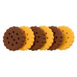 Ластик Basir, фигурный, серия "Печенье", цветной объёмный корпус, в пластиковой упаковке