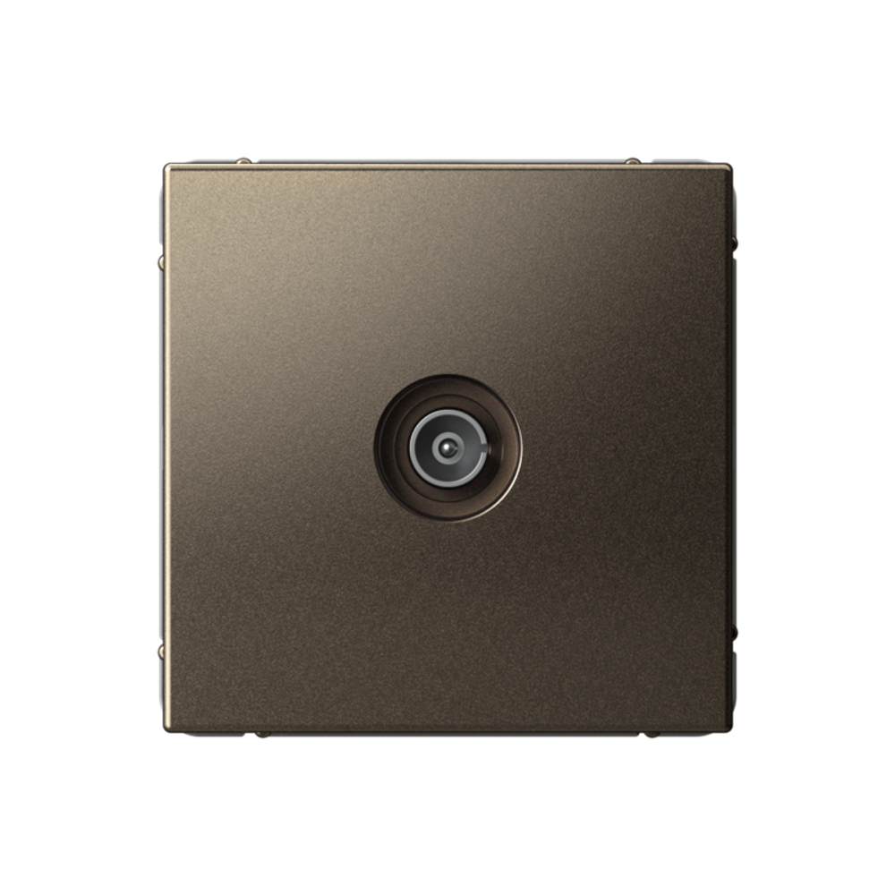 Розетка телевизионная оконечная TV ArtGallery 1дБ механизм мокко SE GAL000691