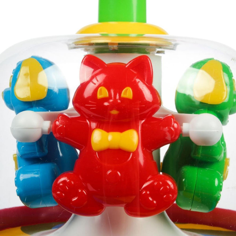 Юла-карусель "Домашние любимцы" в пакет 17х17х35см. (Стеллар)