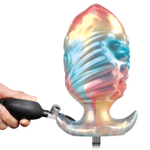 Анальная пробка с функцией расширения Ebon Leviathan - 17,5 см.