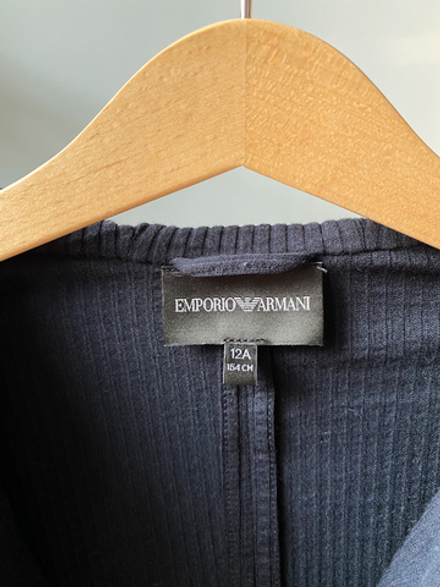 Хлопковый пиджак с капюшоном Armani, 152