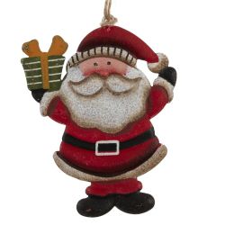 GAEM Изделие декоративное подвесное "Дед Мороз", L8 W0,5 H9,5 см, 4в.