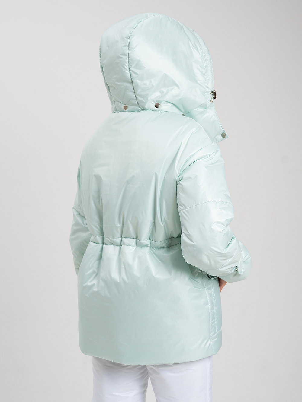 Костюм женский зимний "Fly" мята-белый