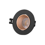 DK3061-BBR Встраиваемый светильник, IP 20, 10 Вт, GU5.3, LED, черный/бронзовый, пластик