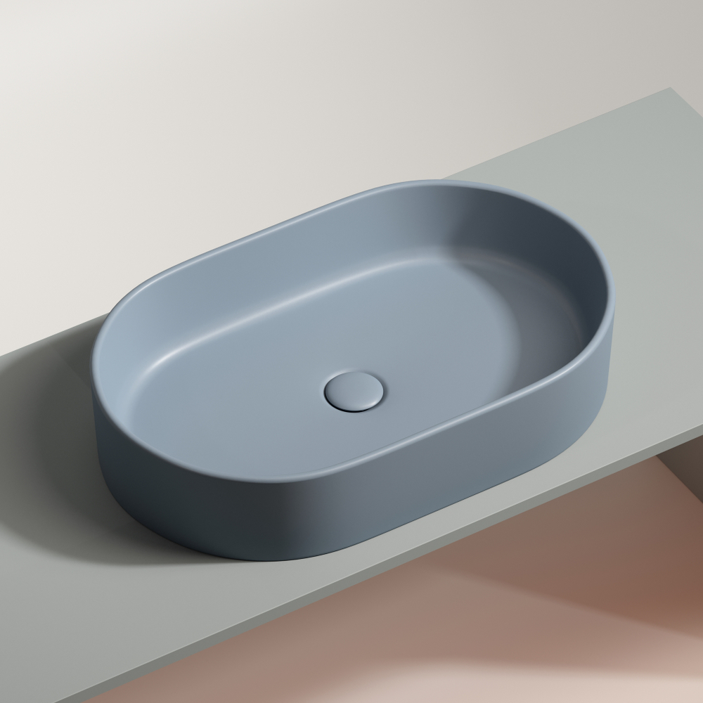 Раковина Ceramica Nova Element 60 см CN6048MHL серо-голубая
