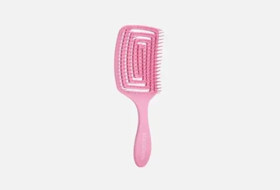 SOLOMEYA Расческа для сухих и влажных волос АРОМАТ КЛУБНИКИ лопатка Solomeya Wet Detangler Brush Paddle Strawberry (1 шт.)