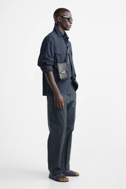 ZARA ОДНОТОННАЯ ВЕРТИКАЛЬНАЯ, ЧЕРНЫЙ