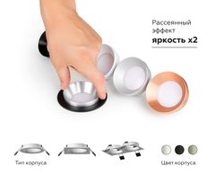 Ambrella Корпус светильника встраиваемый для насадок D70mm MR16 Корпуса 70mm C7621