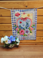 Набор кухонных полотенец, 3 шт , 45х60 см , рогожка