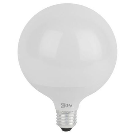 Лампа светодиодная LED G120-20W-2700K-E27 G120 20Вт шар E27 тепл. бел. декор. ЭРА Б0049080
