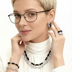 Колье Fiore Luna BLACK EPOXY BCN13254-02 S