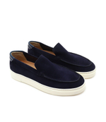 Кожаные мокасины La Martina - темно-синий(LFM231.055)