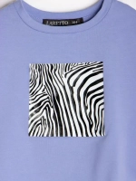 Лонгслив детский с принтом