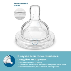 Бутылочка Philips Avent Anti-colic 0+мес 125мл SCY100/01