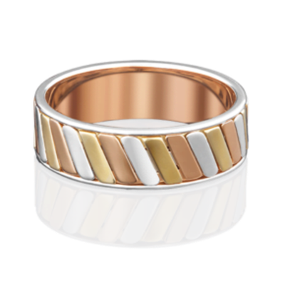 Обручальное кольцо из комбинированного золота 01-4848-00-000-1140-54