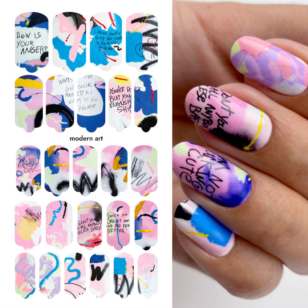 Плёнки для маникюра by provocative nails modern art