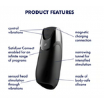 Мастурбатор с вибрацией Satisfyer Men Vibration+ (Connect App)