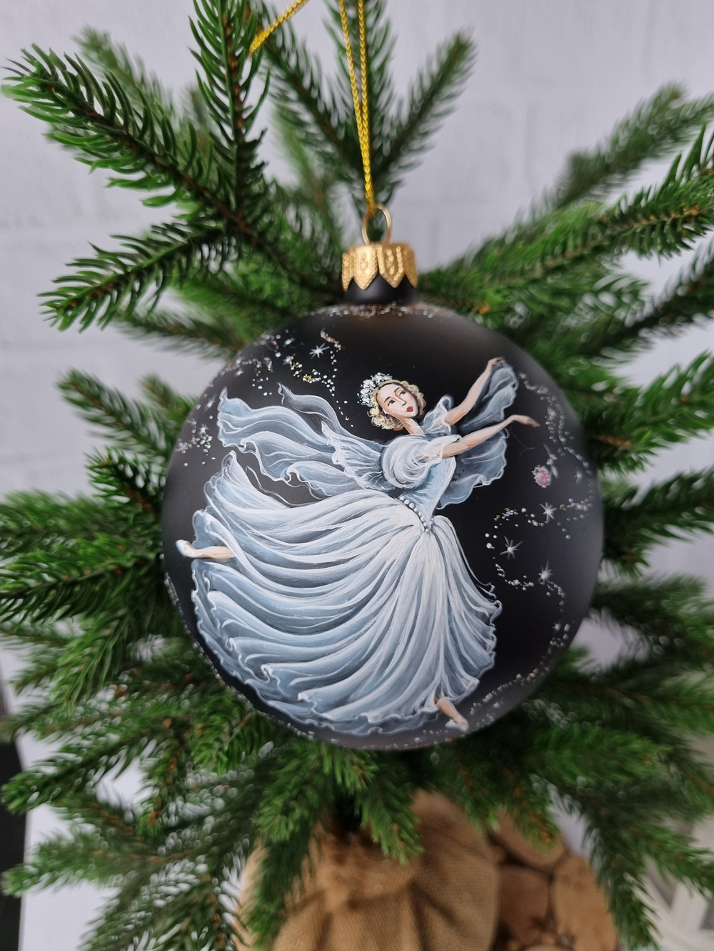 Шар стеклянный "Русский Балет", ручная роспись