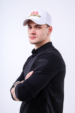 Бейсболка с вышивкой Grill white