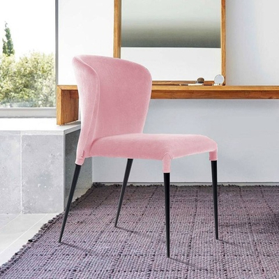 Стул Albert штабелируемый в пудровом велюре 15