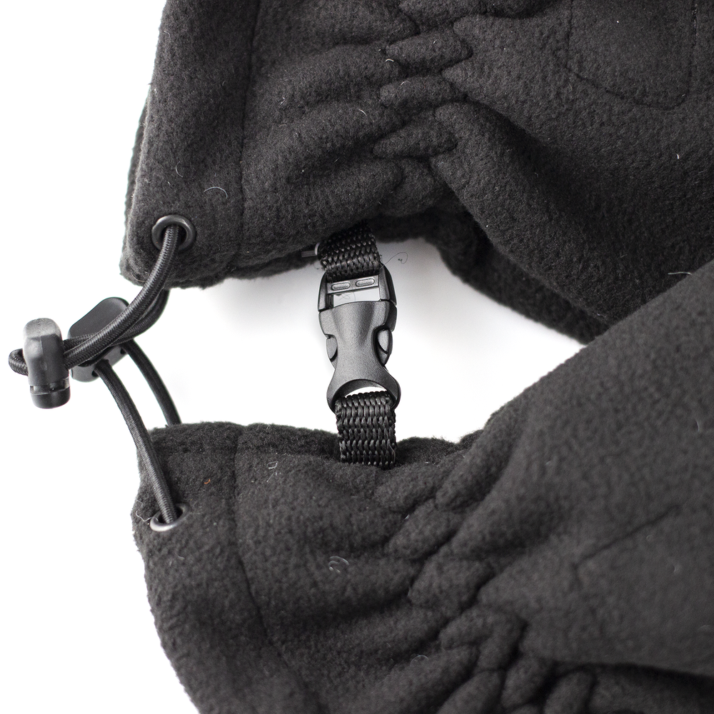 Перчатки Extreal "Валдай" с отворотом флис, Черный