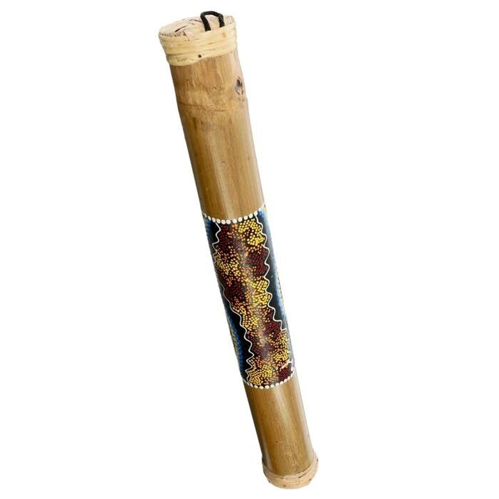 Рейнстик Шум Дождя (Посох дождя) 50 см. австралийская мозаика цвет в ассортименте бамбук