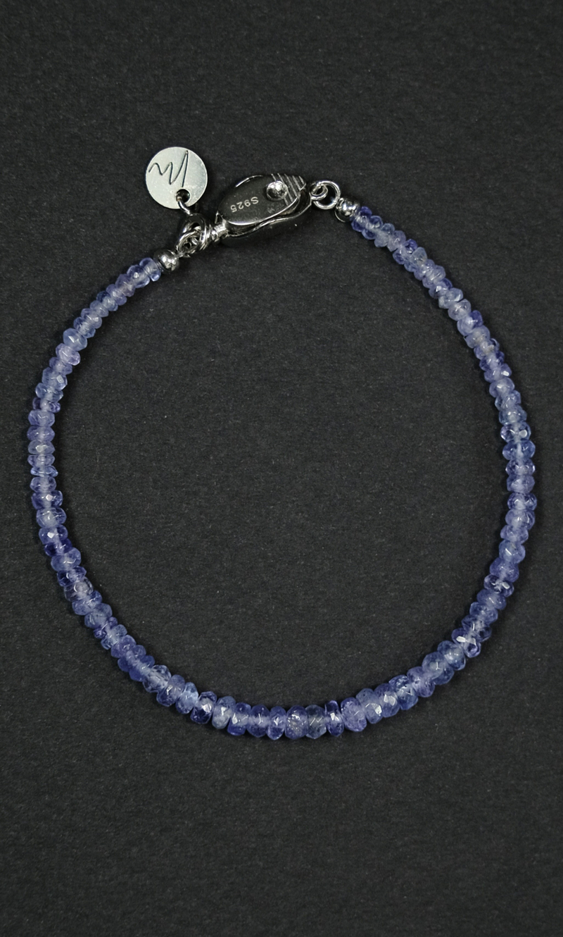 Браслет "Exclusive" из танзанита огранка