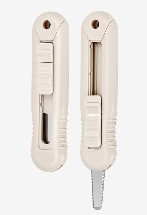 Нож канцелярский c зубчатым лезвием 11*2,7*1,5 см ДЕВЕНТЕ Репеир крафт (4090500)