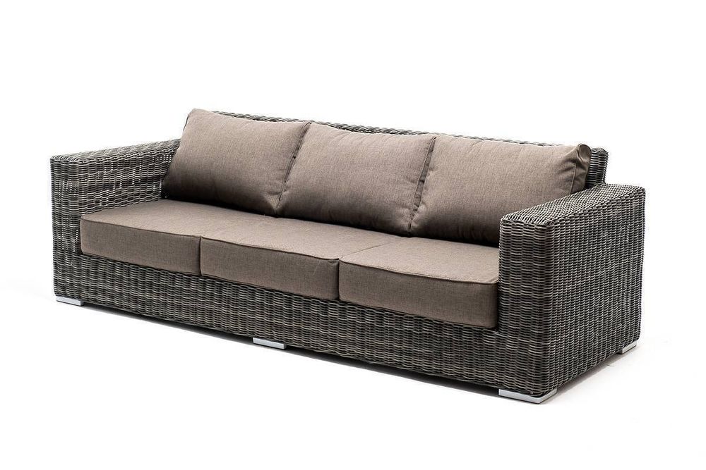 "Боно" лаунж-зона из искусственного ротанга, цвет графит